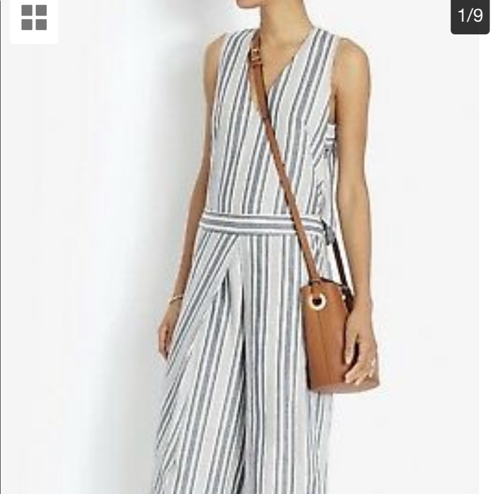 Cute 3/4 length Intermix summer jumpsuit!